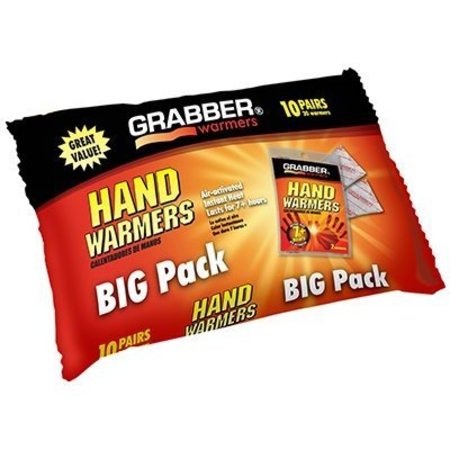GRABBER WARMERS 10PK Bag Hand Warmer HWPP10DISPLAYUSA